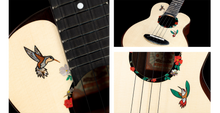 Load image into Gallery viewer, 【預售】日本製琴師聯名設計 蜂鳥系列 aNueNue UT200HB 26&quot; Tenor 月亮雲杉全實木 Ukulele
