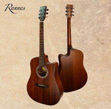 Load image into Gallery viewer, Rennes RDM Mahogany Soild Top 桃花心木 41&quot; Guitar
